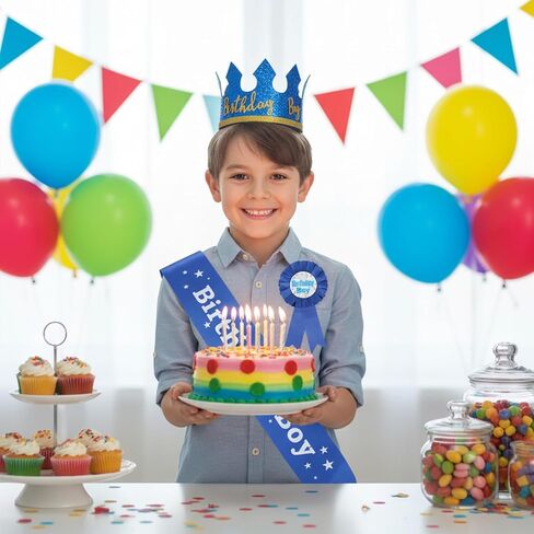 قبعة عيد ميلاد بوي وشاح عيد ميلاد بوي دبوس تاج مجموعة للأولاد أعياد الميلاد الطرف الديكور in Kuwait