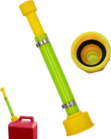 1 PCS 10'' Gas Can Spout Replacement Compatible with Midwest Scepter Gas Cans Fit for 1/2/5/10 Gallon Fuel Jugs with 1-3/4" Openings 1.75"-1.8" Threads Mouth, Anti-Spill Gas Can Nozzle in Kuwait