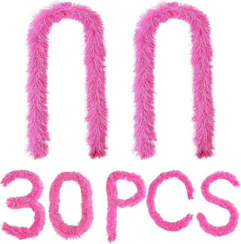 12 Pcs Feather Boas 5FT Artificial Fluffy Maraboa Scarves for Costume, Party Decorations for Birthday, Bachelorette, Wedding, Photo Booth Props （black） in Saudi Arabia