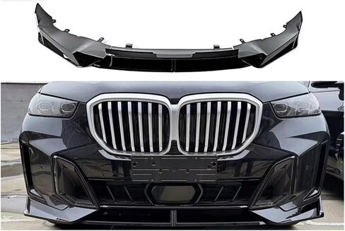 4 قطع مناسبة متوافقة مع BMW X5 G05 LCI 2023+ MP موديل ممتص الصدمات الأمامي مجموعات الجسم غطاء الناشر غطاء الكسوة ملحقات السيارة (أسود لامع) in Kuwait