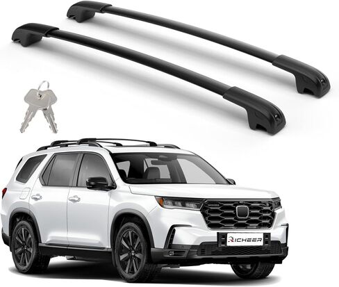 Richeer 300LBS Roof Rack Cross Bars for 2023-2026 Pilot Sport Touring Trailsport Elite(Not for LX & EX-L),Lockable Heavy Duty Aluminum Cross Bar with Anti-Theft Locks for Cargo Racks Rooftop Luggage in Kuwait
