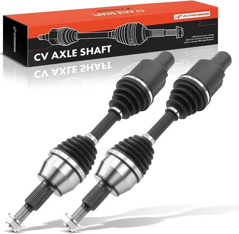 A-Premium Pair (2) Front CV Axle Shaft Assembly Compatible with Chrysler Aspen 2007-2009 & Dodge Durango 2004-2009, Left and Right, 4WD, Replace# 52114390AB in Saudi Arabia