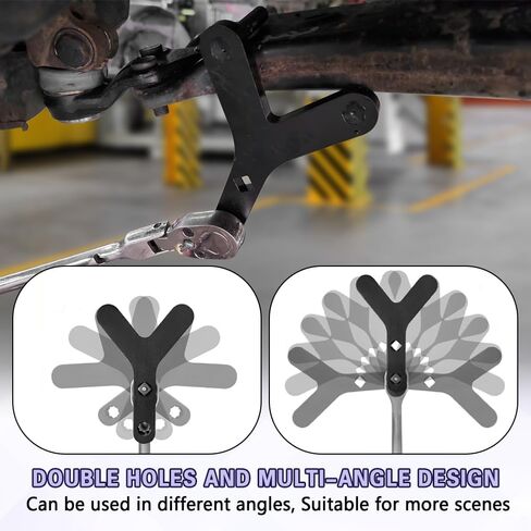 Lower Control Arm Prying Tool, Automotive Tools, Suspension Specialty Bushing Tool, Car Accessories Lower Ball Joint Pry Control Arm Bushing Tool Fit for 1/2" Drive Extension Breaker Bar in Kuwait