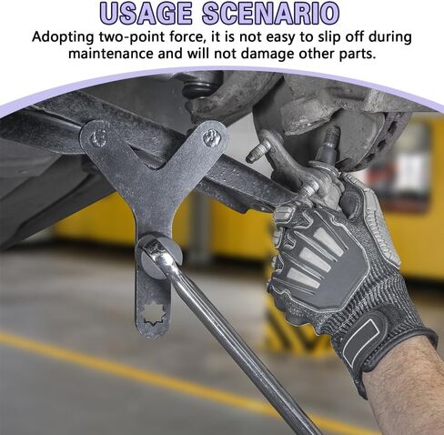 Lower Control Arm Prying Tool, Automotive Tools, Suspension Specialty Bushing Tool, Car Accessories Lower Ball Joint Pry Control Arm Bushing Tool Fit for 1/2" Drive Extension Breaker Bar in Kuwait