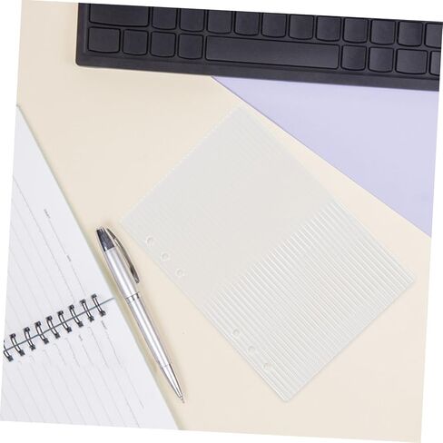 A5 Acrylic Binder Cover, 6 Hole Clear Binder Notebook Cover, Transparent Removable Diary Shell for Planner Budget Organizer Loose-Leaf Pages Journal Inserts Student Travel Office in Kuwait