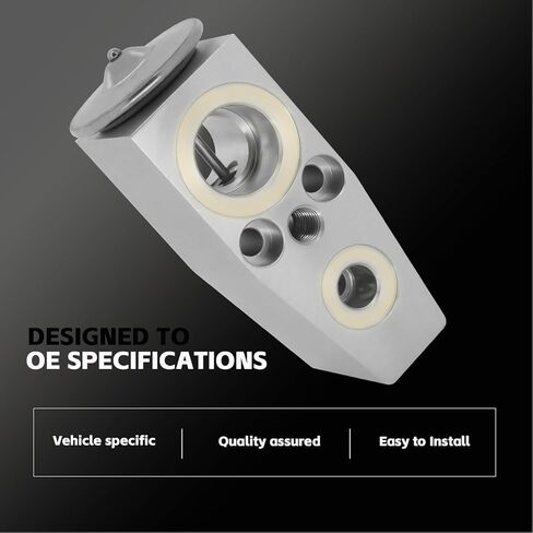 A/C Expansion Valve Compatible with 2013 2014 2015 Chevy Malibu, 2011-2016 Cruze Limited, 2010-2016 Buick LaCrosse Regal Verano Allure, Cadillac SRX, Saab 9-4X, Replaces 3411488, 39368, EX10385C in Kuwait