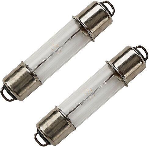 Replacement for GE 212-2 END CAP (MPC GE #11806), 13.5 Volt, Double End Cap Miniature Automotive Indicator Light Bulb (2 Pack) in Kuwait