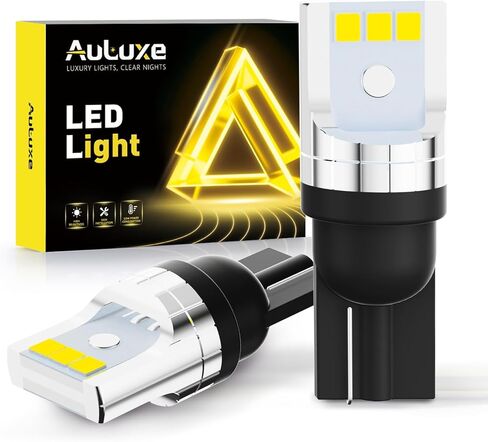 194 LED Bulb – 500% Brighter, 6500K White, Aluminum Heat Dissipation – For License Plate, Dome, Map, Trunk, Door, Courtesy Lights – Fits T10, 168, 2825, W5W – 2 Pack in Kuwait