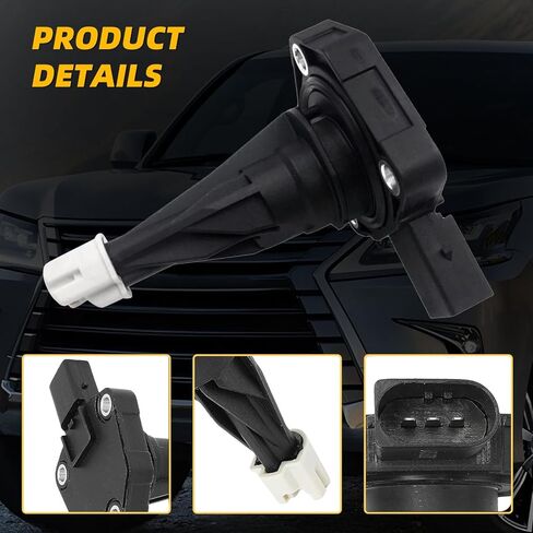 12617598860 مستشعر مستوى زيت المحرك متوافق مع BMW 228i 320i 328i 335i 428i 528i xDrive GT xDrive 2014-2016 L4 2.0L، لـ X3 2014-2017، X4/X5 2016-2018، استبدل 12617638341 FLS324 12617636294 in Kuwait