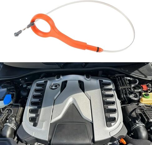 OTOTEC Oil Dipstick Steel Replacement OE 079115611P Compatible with Touareg 4.2 V8 Compatible with Audi A6 A8 Q7 2006-2011 in Kuwait