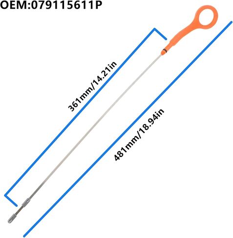 OTOTEC Oil Dipstick Steel Replacement OE 079115611P Compatible with Touareg 4.2 V8 Compatible with Audi A6 A8 Q7 2006-2011 in Kuwait