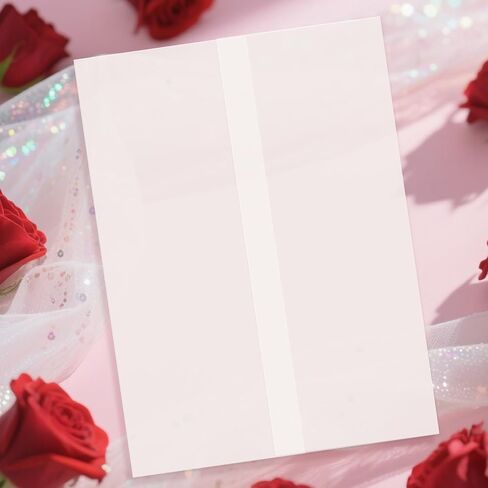 120 حزمة من سترات Vellum المطوية مسبقًا لدعوات 5.5x7.5، وسترات من ورق Vellum الشفاف مقاس 5.5x7.5، ولفائف دعوات زفاف 100 جرام في المتر المربع، وبطانات مغلفات لأعياد الميلاد، وحفلات استقبال الأطفال in Kuwait