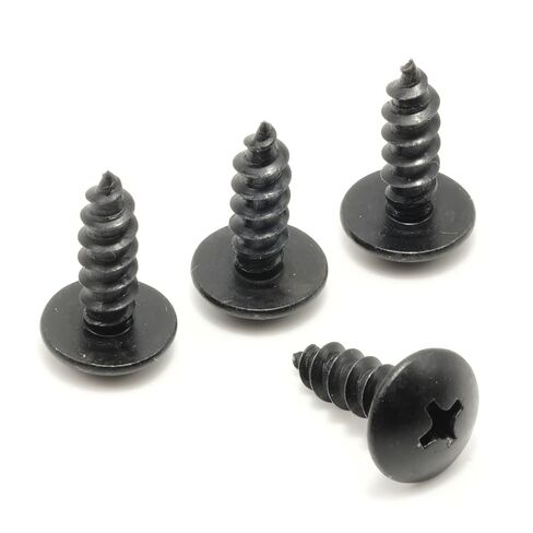 ReplacementScrews License Plate Screws Compatible with Honda Part 93913-15420 (5x16mm) - Stainless Steel - Black Oxide - (Pack of 4) in Kuwait