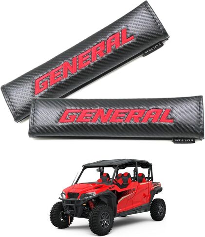 KAELTHAS 2 PCS Car Seat Belt Cover Pad Compatible with Polaris RZR XP 1000 Pro R S All Series Carbon Fiber Look Seat Belt Cover Strap Pads Cushions Comfortable Driving Interior Accessories (RZR) in Kuwait