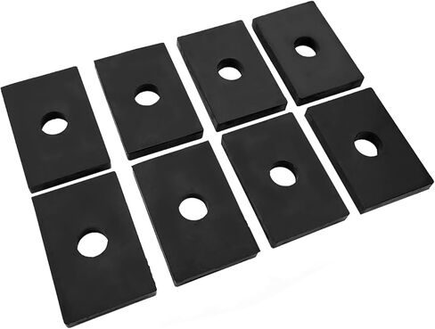 8Pcs Rubber Bed Mount Pad Fits for Chevy GMC C10 C20 C30 Truck 1947-1987, Black in Kuwait