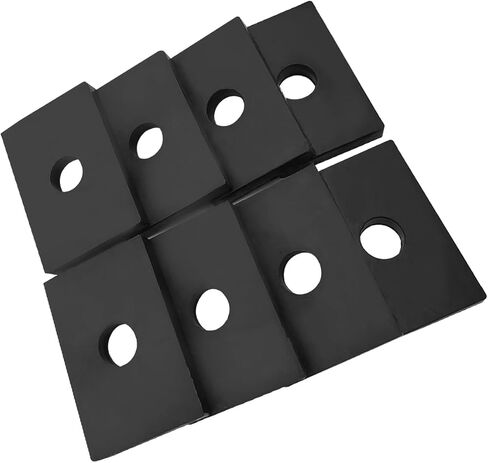 8Pcs Rubber Bed Mount Pad Fits for Chevy GMC C10 C20 C30 Truck 1947-1987, Black in Kuwait