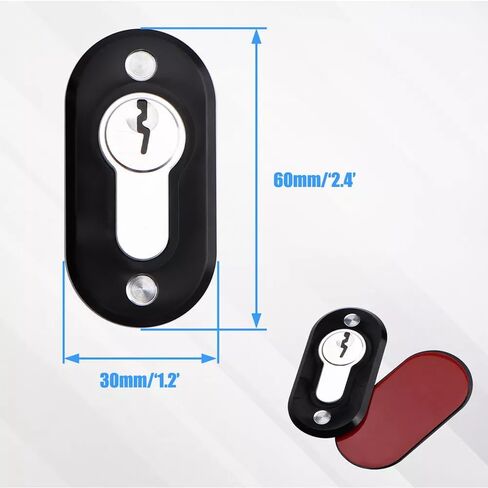 2pcs Universal Deadlock of Virtual Truck Door Anti-Theft Device Protection Security Kit in Kuwait