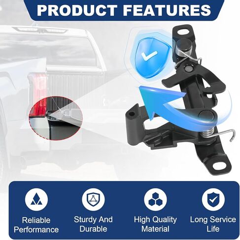 Tailgate Flex Step Latch Compatible with 2015-2018 Ford F150 Tailgate Latch Replace# FL3Z-9943170-D in Kuwait