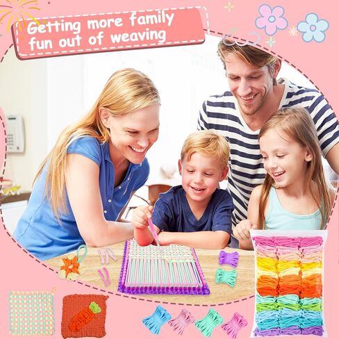Disracker 804 PCS Potholder Loops, Stretchy Nylon Weaving Loom Loops Refill, Fits 7" Traditional & 10" PRO Looms, 12 Pastel Macaron Colors DIY Craft Kit for Kids & Adults in Kuwait