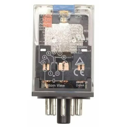 لـ Omron Mks3pi5ac240 Plug-in، مرحل للأغراض العامة، Octal، 10 A، 11 Pins، Plug-in in Kuwait