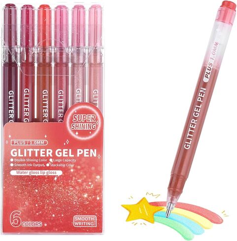 KEMYR Glitter Effect Gel Pens, 72 Colors Sparkle Colored Gel Markers for Adult Coloring Books, Metallic Glitter Pens for Drawing, Scrapbooking, Writing, Doodling in Saudi Arabia