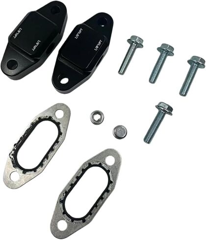 طقم غطاء مبرد زيت المحرك LS متوافق مع محرك Gen III IV LS، ألومنيوم 6061-T6 مصنوع باستخدام الحاسب الآلي، أسود مؤكسد، استبدال GM 12577903، يتضمن الحشيات والأجهزة in Kuwait