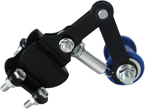 Chain Tensioner for Motorcycle,Universal Spring Loaded Chain Tensioner Chain Slider Tensioner Adjuster Roller Guide for Most Motorcycles,Red in Kuwait