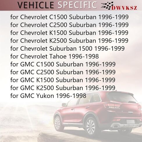 بديل خرطوم شفط المبردات A/C لسيارة شيفروليه سوبربان 1500 5.7L 1996 1997 1998 1999، لـ GMC C1500 سوبربان 5.7L 1996 1997 1998 1999، لـ C2500 سوبربان 5.7L 1996 1997 1998 1999، (1x) in Kuwait