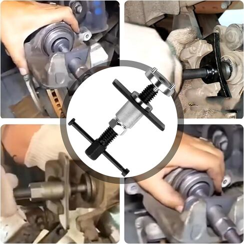 أداة خلفية مكبس فرامل السيارة، 3 قطع/مجموعة أداة ترجيع مكبس فرجار الفرامل، أداة خلفية فرامل الفرامل الخلفية التلقائية، أداة خلفية فرجار الفرامل لاستبدال وسادة الفرامل الخلفية (أسود) in Kuwait