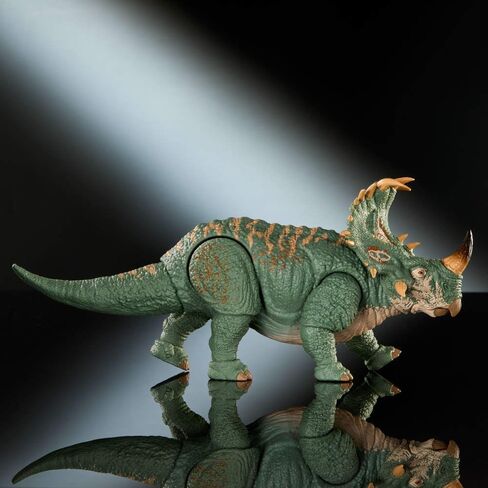 Mattel Jurassic World Hammond Collection Sinoceratops Deluxe Articulated Action Figure Large Size, Posable Tail in Kuwait