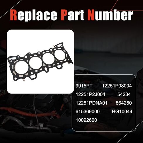 حشية رأس الاسطوانة من AUCERAMIC 9915PT مناسبة 1992-2000 لسيارة Honda Civic 1997-2000 لسيارة Acura EL 1.6L L4 SOHC in Kuwait