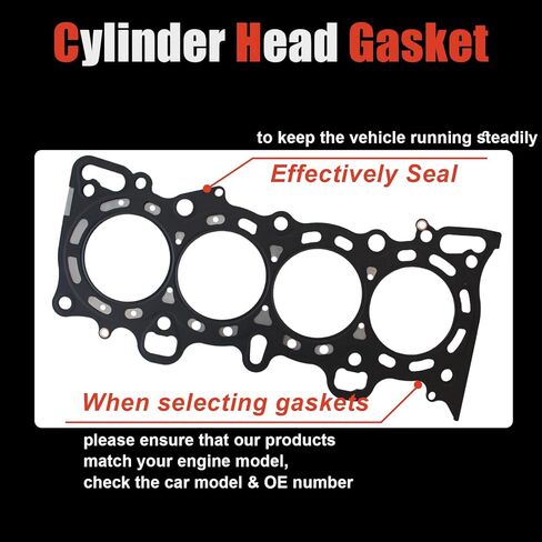 حشية رأس الاسطوانة من AUCERAMIC 9915PT مناسبة 1992-2000 لسيارة Honda Civic 1997-2000 لسيارة Acura EL 1.6L L4 SOHC in Kuwait