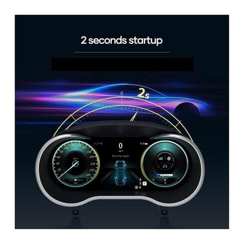 مجموعة لوحة القيادة الرقمية LCD 12.3 متوافقة مع Benz W212-NTG4.5 2014-2015 سنة قمرة القيادة لوحة العدادات التلقائية in Kuwait