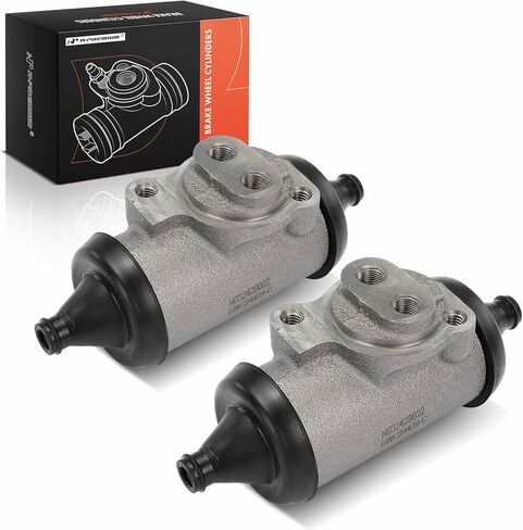 أسطوانة فرامل طبلة A-Premium متوافقة مع موديلات مختارة من Ford وChevrolet وGMC وInternational Harvester - F-7000، C7000، C6000، B-600، LN600، LN7000، LN8000، Cargostar، S1624، C60، مجموعة مكونة من قطعتين in Kuwait