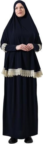 ihvan online Muslim Dresses for Women, Two-Piece Long Sleeve Islamic Prayer Dress, Hijab in Saudi Arabia