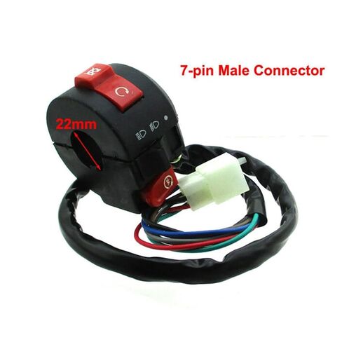 دراجة نارية مقود التبديل 7pin كاتب مفتاح الإضاءة الجمعية ل 50cc 70cc 110cc 125cc in Kuwait