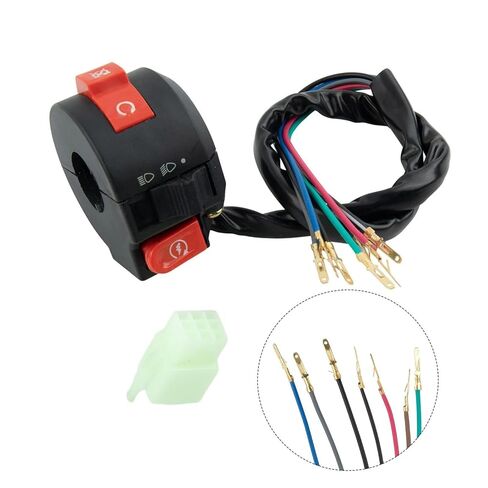 دراجة نارية مقود التبديل 7pin كاتب مفتاح الإضاءة الجمعية ل 50cc 70cc 110cc 125cc in Kuwait