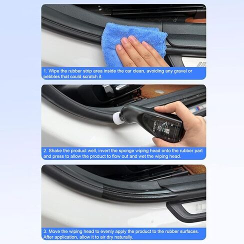 Trim Restorer - 100ml Quick Long Lasting Liquid,Automotive Trim Restorer | for Truck Convertible Garage Home Underseat Ceiling Board Components in Kuwait