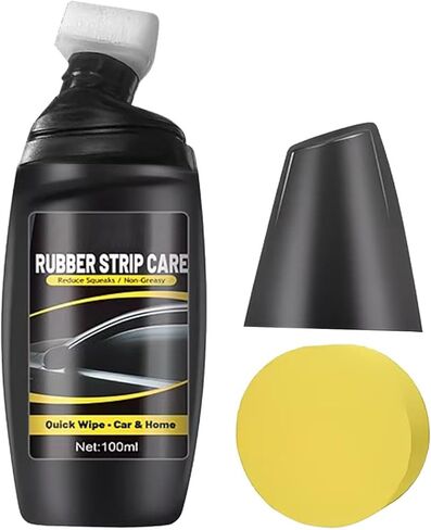 Car Rubber Seal Protectant - 100ml UV Protection Automotive Accessories - Rv Rubber Seal Conditioner Liquid Restorer | for Maintenance Restoration Vehicle Rv Truck Marine in Kuwait