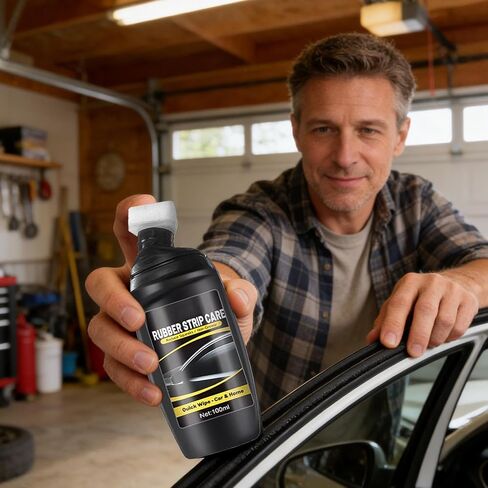 Car Rubber Seal Protectant - 100ml UV Protection Automotive Accessories - Rv Rubber Seal Conditioner Liquid Restorer | for Maintenance Restoration Vehicle Rv Truck Marine in Kuwait