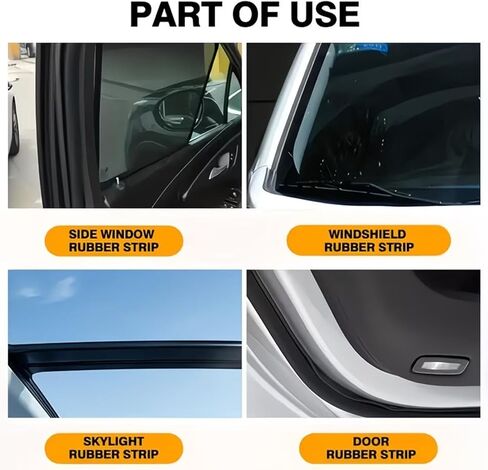 Car Rubber Seal Protectant - 100ml UV Protection Automotive Accessories - Rv Rubber Seal Conditioner Liquid Restorer | for Maintenance Restoration Vehicle Rv Truck Marine in Kuwait