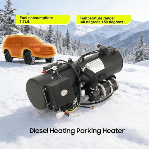 Hydronic Coolant Heater, Liquid Fuel Heater,24V 16KW Diesel Water Heater for Boat/Caravan/Motorhome,Fuel Consumption: 1.7L/h in Kuwait