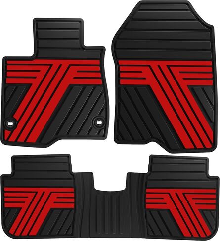 Floor Mats Fit for Honda CR-V 2026 2025 2024 2023 (Gasoline & Hybrid), All Weather Custom Fit Heavy Duty Anti-Slip Car Mats for CRV, 1st & 2nd Row Black in Saudi Arabia