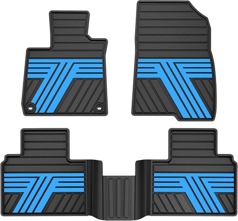 Floor Mats Fit for Honda CR-V 2026 2025 2024 2023 (Gasoline & Hybrid), All Weather Custom Fit Heavy Duty Anti-Slip Car Mats for CRV, 1st & 2nd Row Black in Saudi Arabia