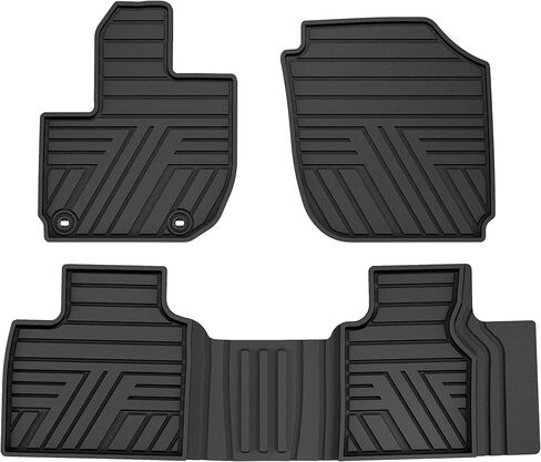 Floor Mats Fit for Honda CR-V 2026 2025 2024 2023 (Gasoline & Hybrid), All Weather Custom Fit Heavy Duty Anti-Slip Car Mats for CRV, 1st & 2nd Row Black in Saudi Arabia