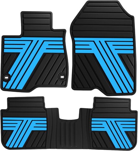 Floor Mats Fit for Honda CR-V 2026 2025 2024 2023 (Gasoline & Hybrid), All Weather Custom Fit Heavy Duty Anti-Slip Car Mats for CRV, 1st & 2nd Row Black in Saudi Arabia