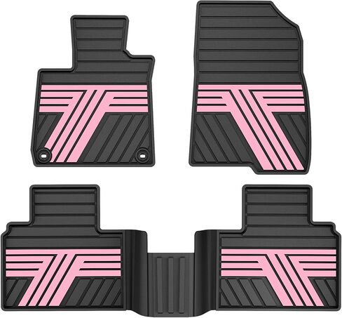 Floor Mats Fit for Honda CR-V 2026 2025 2024 2023 (Gasoline & Hybrid), All Weather Custom Fit Heavy Duty Anti-Slip Car Mats for CRV, 1st & 2nd Row Black in Saudi Arabia