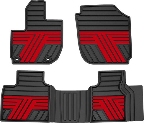 Floor Mats Fit for Honda CR-V 2026 2025 2024 2023 (Gasoline & Hybrid), All Weather Custom Fit Heavy Duty Anti-Slip Car Mats for CRV, 1st & 2nd Row Black in Saudi Arabia