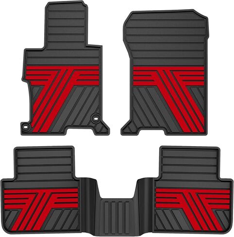 Floor Mats Fit for Honda CR-V 2026 2025 2024 2023 (Gasoline & Hybrid), All Weather Custom Fit Heavy Duty Anti-Slip Car Mats for CRV, 1st & 2nd Row Black in Saudi Arabia