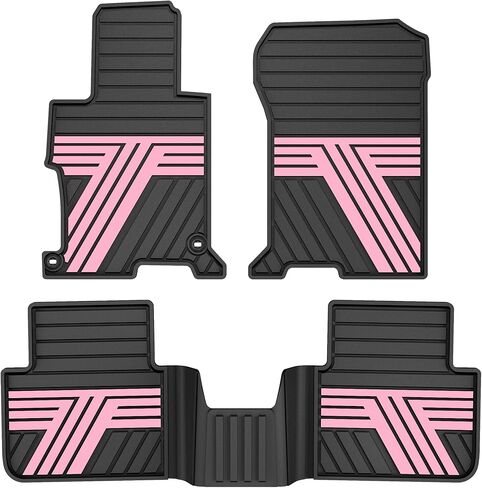 Floor Mats Fit for Honda CR-V 2026 2025 2024 2023 (Gasoline & Hybrid), All Weather Custom Fit Heavy Duty Anti-Slip Car Mats for CRV, 1st & 2nd Row Black in Saudi Arabia